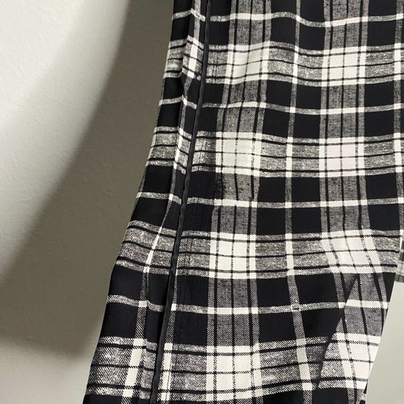 Marc Jacobs Silk Plaid Chiffon Wide Leg Pants Medium - Picture 6 of 8